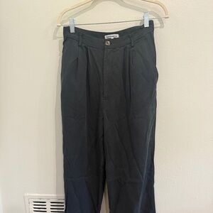 Reformation washed black tencel pant - size 6